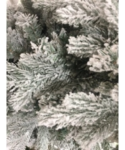 ALBERO DI NATALE "FIOCCO NEVE" CON 1589 RAMI AD AGGANCIO, 210 CM